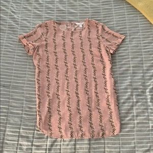 LC Lauren Conrad floral shirt